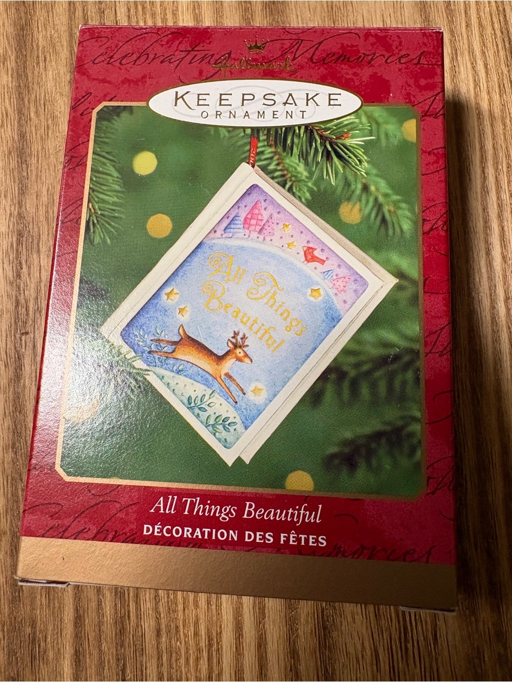 Hallmark All Things Beautiful Keepsake Christmas Ornament